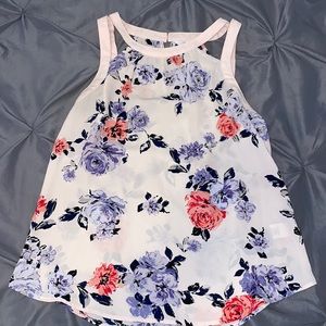 Floral tank top